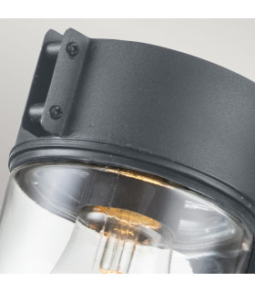 Portofino Outdoor Wall Lamp Grey IP44-2