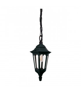 Parish Mini Outdoor Pendant Ceiling Light Black IP44-1