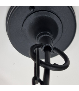 Parish Mini Outdoor Pendant Ceiling Light Black IP44-2