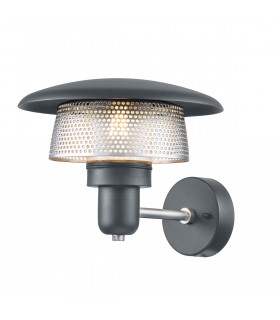 Saturne Outdoor Wall Lantern Grey IP44-1