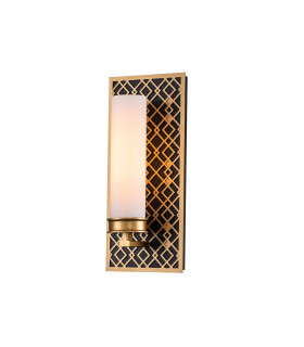 Ziggy Bathroom Wall Lamp Lacquered Gold IP44-1