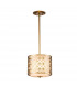 Ziggy Cylindrical Pendant Ceiling Light Lacquered Gold-1