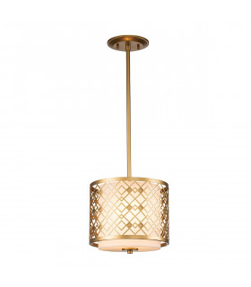 Ziggy Cylindrical Pendant Ceiling Light Lacquered Gold-1