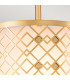 Ziggy Cylindrical Pendant Ceiling Light Lacquered Gold-3