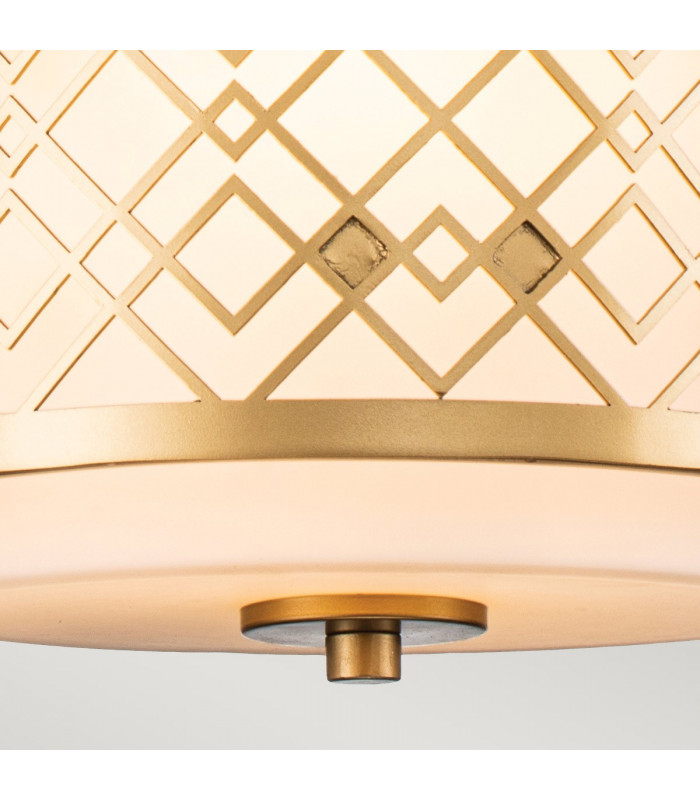 Ziggy Cylindrical Pendant Ceiling Light Lacquered Gold-4