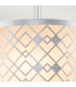 Ziggy Cylindrical Pendant Ceiling Light Lacquered Silver-3