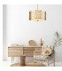 Ziggy 2 Light Cylindrical Pendant Ceiling Light Lacquered Gold-7