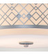 Ziggy 2 Light Cylindrical Pendant Ceiling Light Lacquered Silver-4