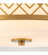 Ziggy 2 Light Cylindrical Pendant Ceiling Light Lacquered Gold-2