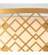 Ziggy 2 Light Cylindrical Pendant Ceiling Light Lacquered Gold-5