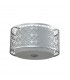 Ziggy 2 Light Cylindrical Pendant Ceiling Light Lacquered Silver-6