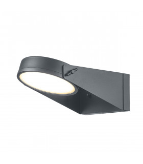 Zola Outdoor Down Wall Lamp Grey IP44-1
