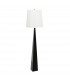 Ascent Floor Lamp with Tapered Shade Black-1