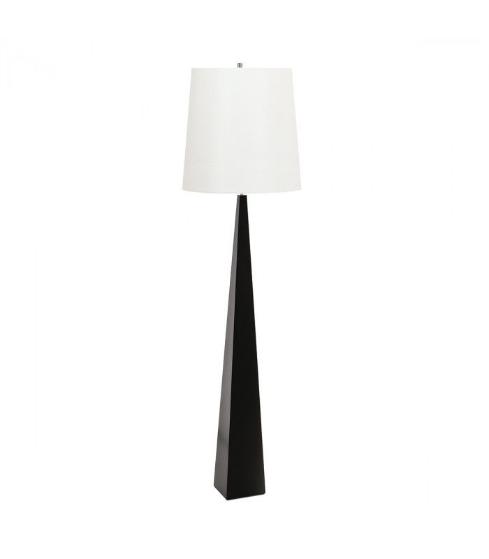 Ascent Floor Lamp with Tapered Shade Black-1