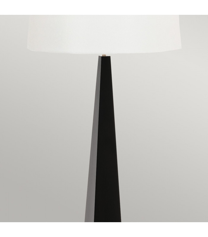 Ascent Floor Lamp with Tapered Shade Black-3