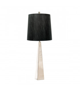 Ascent Table Lamp with Round Tapered Shade Polished Nickel-1