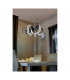 Carrera Modern 38W LED Pendant Ceiling Light Black Matt 3000K-3