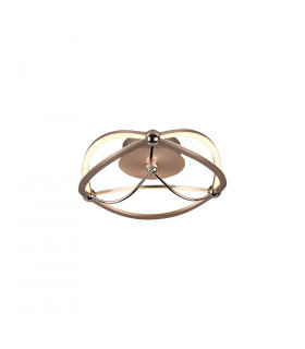 Charivari Modern 20W LED Semi Flush Light Brass Matt 3000K-1