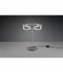 Charivari Modern 26W LED Table Lamp Nickel Matt 3000K-2