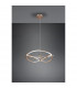 Charivari Modern 42W LED Pendant Ceiling Light Brass Matt 3000K-2