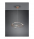 Charivari Modern 42W LED Pendant Ceiling Light Brass Matt 3000K-3