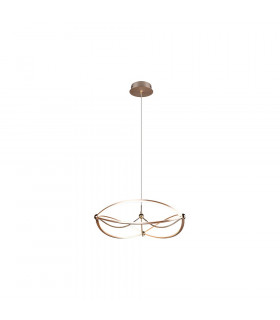Charivari Modern 42W LED Pendant Ceiling Light Brass Matt 3000K-1