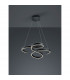 Francis Modern 48W LED Pendant Ceiling Light Anthracite 3000K-2