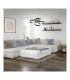 Francis Modern 48W LED Pendant Ceiling Light Anthracite 3000K-3