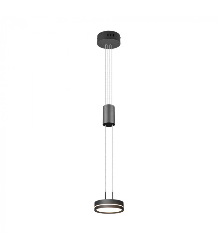 Franklin Modern 9W LED Pendant Ceiling Light Anthracite 3000K-1