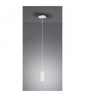 Marley Modern Slim Pendant Ceiling Light White-2