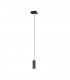 Marley Modern Slim Pendant Ceiling Light Black Matt-1