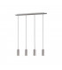 Marley Modern 4 Light Bar Pendant Ceiling Light Nickel Matt-1