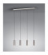 Marley Modern 4 Light Bar Pendant Ceiling Light Nickel Matt-2