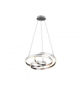 Nuria Modern 60W LED Pendant Ceiling Light Nickel Matt 2300-3000-4000K-1
