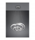Nuria Modern 60W LED Pendant Ceiling Light Nickel Matt 2300-3000-4000K-5
