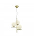 Pure Modern 3 Light Multi Arm Pendant Ceiling Light Brass Matt-1