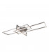Salinas Modern 34W LED Semi Flush Light Nickel Matt 3000K-1
