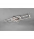 Salinas Modern 34W LED Semi Flush Light Nickel Matt 3000K-2