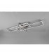 Salinas Modern 34W LED Semi Flush Light Nickel Matt 3000K-3