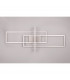 Salinas Modern 34W LED Semi Flush Light Nickel Matt 3000K-5