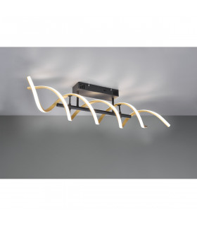 Sequence Modern 41W LED Semi Flush Light Brass Matt 2300-3000-4000K-2