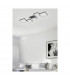 Sorrento Modern 34W LED Semi Flush Light Black Matt 3000K-3