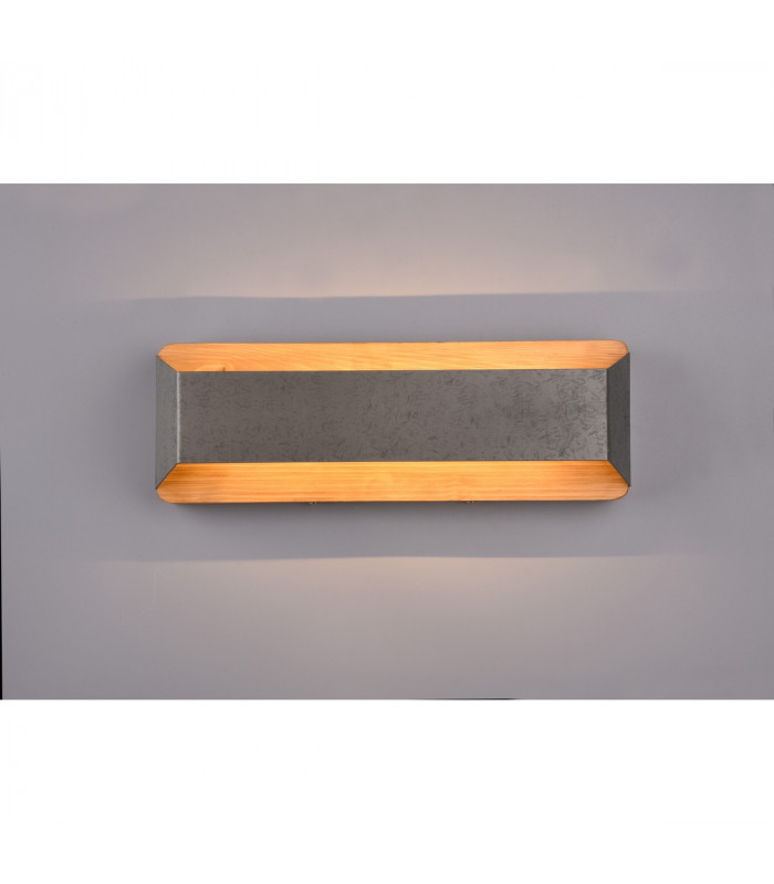 Arino Modern 35cm Up & Down Wall Lamp Nickel antique 3000K-3