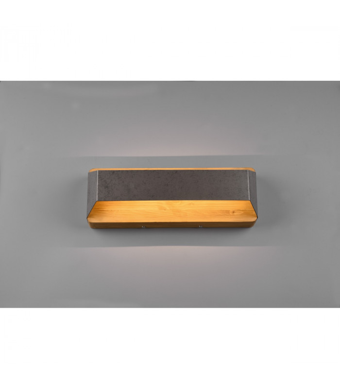Arino Modern 35cm Up & Down Wall Lamp Nickel antique 3000K-4