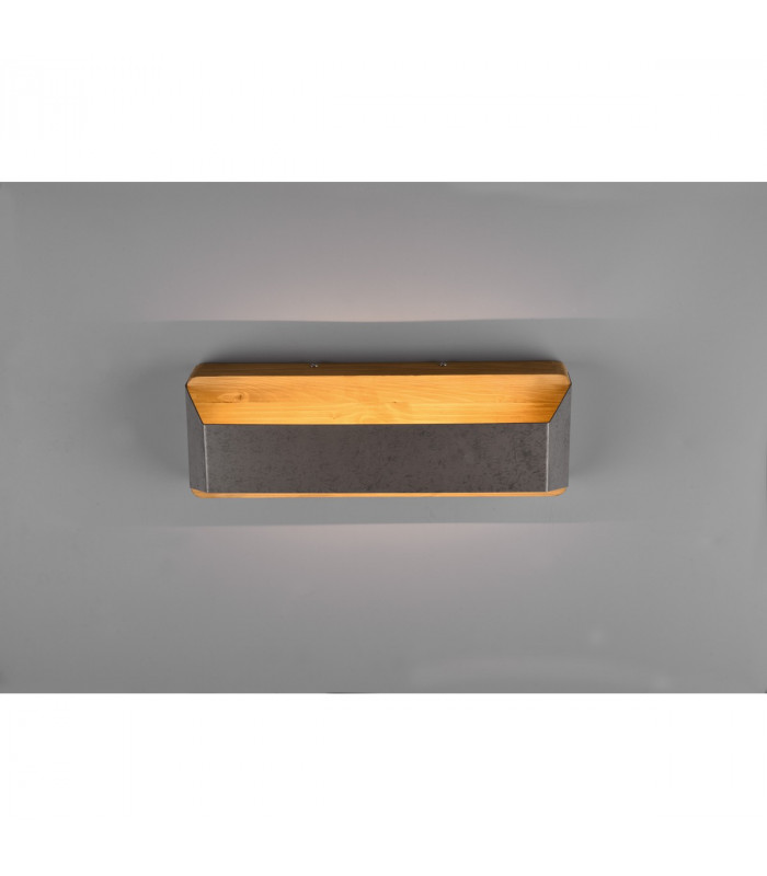 Arino Modern 35cm Up & Down Wall Lamp Nickel antique 3000K-5