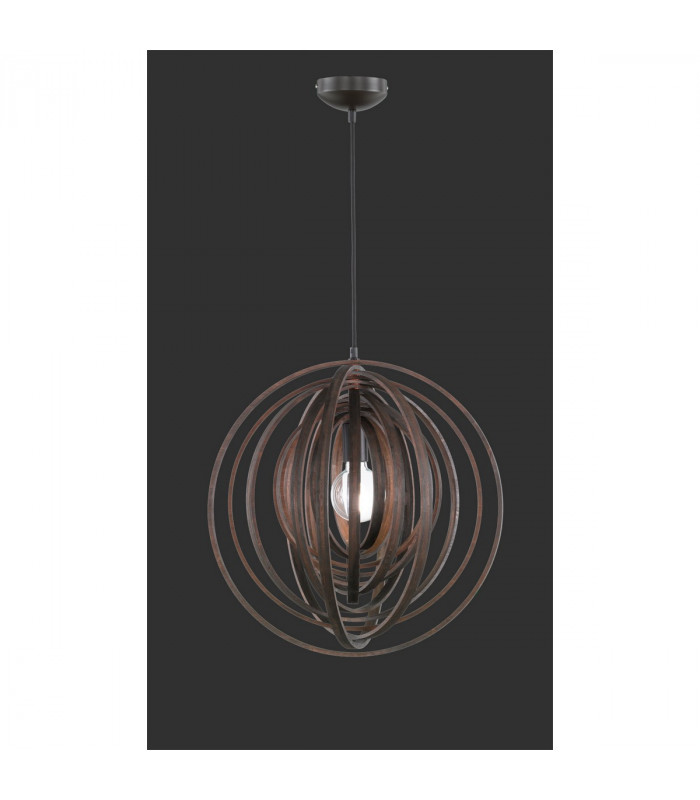 Boolan Modern Spherical Pendant Ceiling Light Brown-2