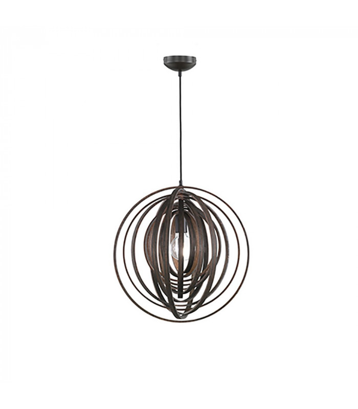 Boolan Modern Spherical Pendant Ceiling Light Brown-1