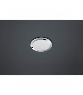Cesar Modern 26cm Bathroom Ceiling Light Chrome 3000K IP44-2