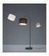 Clark Modern 3 Light Multi Arm Floor Lamp Black Matt-2
