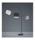 Clark Modern 3 Light Multi Arm Floor Lamp Black Matt-3